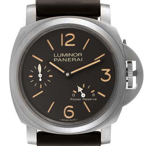 panerai 8 days titanium|Panerai titanium models.